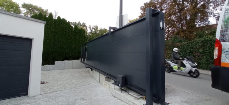 Moderne Aluminium Tor und Pforte